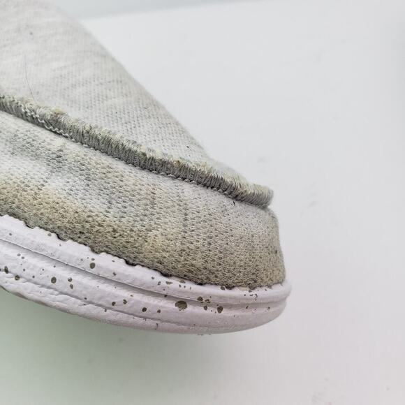 Hey Dude Wally Stitch Mens Size 13 Optic White Slip On Casual Loafer Shoes main image 13